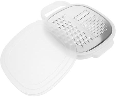 DECORNIJIA Rallador de Acero Inoxidable para Verduras y Queso Rallador Manual Multiusos Pequeño Utensilio de Cocina Resistente Corrosión Adecuado para Cortar Patata Zanahoria y Tomate