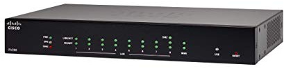 Routeur VPN Cisco RV260 avec 8 Ports Gigabit Ethernet (GbE), Protection à Vie limitée (RV260-K9-G5)
