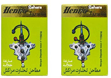 2 confezioni di Henna Lawsonia inermis, ognuna ha 100 g