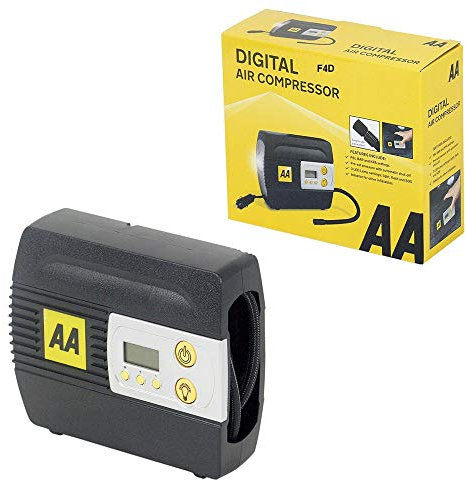 AA Digital 12V AIR Compressor CAR Van Bike TYRE INFLATOR Pump AA5502 New