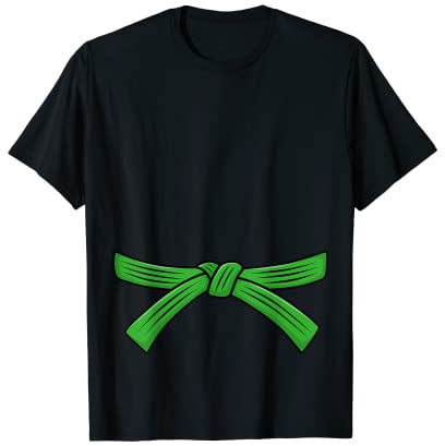 Judo belt green belt Judo 3th Kyu Obi, Jiu-Jitsu, Aikido T-Shirt