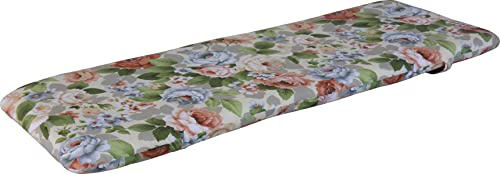 ANGERER Freizeitmöbel GmbH Auflage für Gartenmöbel - Bankauflage Made in Germany (Beige-Bunt geblümt, 180 cm)