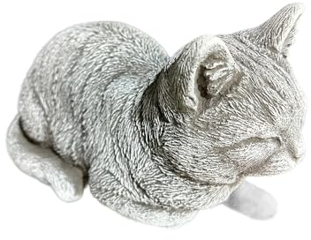 OriginalPaul Skulp & Betondesign Steinfigur Katze Mia für Garten und Terrasse aus frostsicherem Steinguss…
