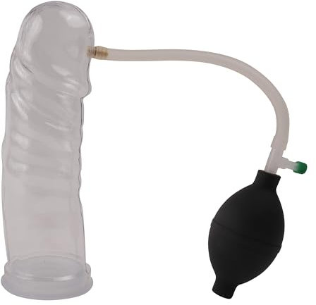 FRÖHLE PP022 Anatomische Penispumpe XXL, glasklar 1er Pack (1 x 1 Stück), Vakuumpumpe für den Mann