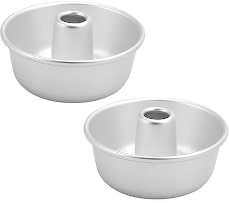 PRETYZOOM 2 Stück Donut-Form Ringkuchenformen Zum Backen Donut-Backform Aluminium-Donut-Form Gebackene Donut-Pfannen Donut-Formen Backform Kuchenform Mit Aluminium-Loch