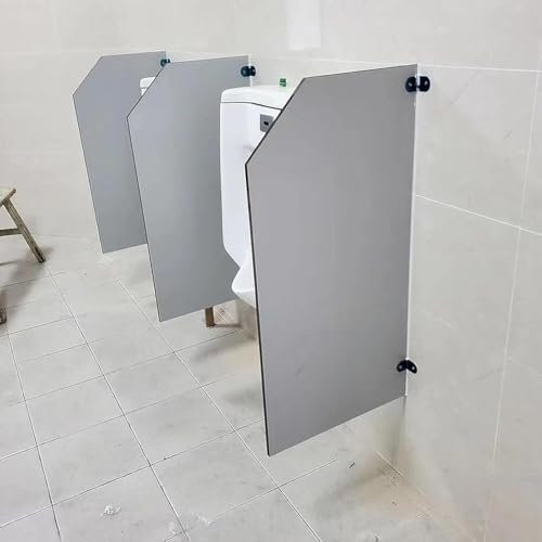 Urinal-Trennwand, Trennwand für öffentliche Toiletten, Raumteiler für Toilettentrennwände, Urinal-Sichtschutz für Schulen/öffentliche Orte Urinal-Trennwand (Größe: 3 Stück)