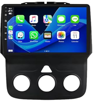 9 Pollici Android 13 Autoradio per Dodge Ram 1500 2500 3500 2013-2018 Navigazione GPS Touch screen con Bluetooth SWC FM RDS Radio AHD WIFI DVR Ventola di raffreddamento(2+32G)