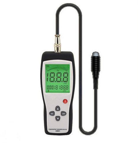 GOWE Digital Film Thickness Gage Portable Coating Thickness Gauge 0~1800um