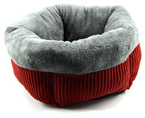 Mdurian Haustier Haus Weich Warm Katzenhöhle Kürbisform Portable Hundebette Hundehütte Hündchen Kaninchen Nest für Kleine Hund Katzen