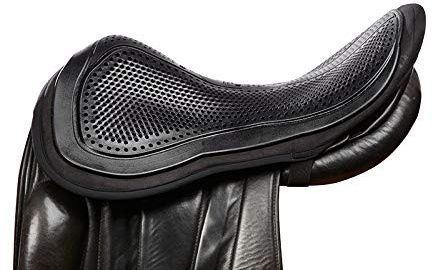 Acavallo Out Seat Saver Black Gel-Sitzschoner, Pony, Schwarz