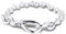PANDOCCI 2020 Chunky Infinity Knot 925 Silver Chain Bracelet for Woman DIY Fits for Original Pandora Bracelets Charm Fashion Jewelry (18CM)