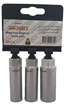 WeberTools Zündkerzenschlüssel Zündkerzen Stecknuss 14mm 16mm 18mm 3/8 Steckschlüssel