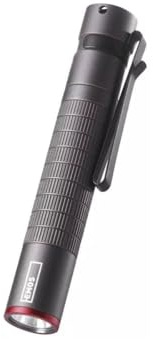 EMOS - CREE-LED-Metall-Taschenlampe Ultibright 50 - stoßbeständig und wasserdicht - superhell 100lm, max. 65m - mit Clip und Handgriff - IP65 für Innen- und Außenbereich - grau