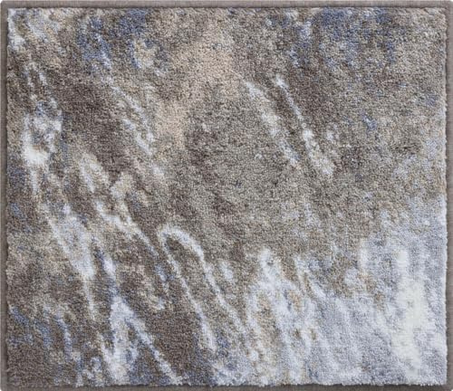 Grund Badteppich, Ultra Soft und Saugfähig, rutschfest, 5 Jahre Garantie, Magma, Badteppich (klein) 50x60 cm, Taupe