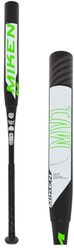 Miken MV-1 13 Maxload Dual Stamp 240 Slow Pitch Softball Bat: MPMVB 34 26 oz.