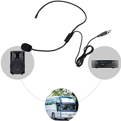 Kabelloses XLR-Headset-Mikrofon mit 3-Poligem Ta3F-Stecker - Professionell für Kopfbedeckung