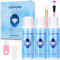 TEGOVE Diamond Painting Versiegelung 120ml x 3,Kommt mit 4 Zubehörteilen,Diamond Painting Kleber,Diamond Painting Zubehör,5D-Diamant-Malerei-Set mit transparentem Kleber und Diamond Painting Kleber