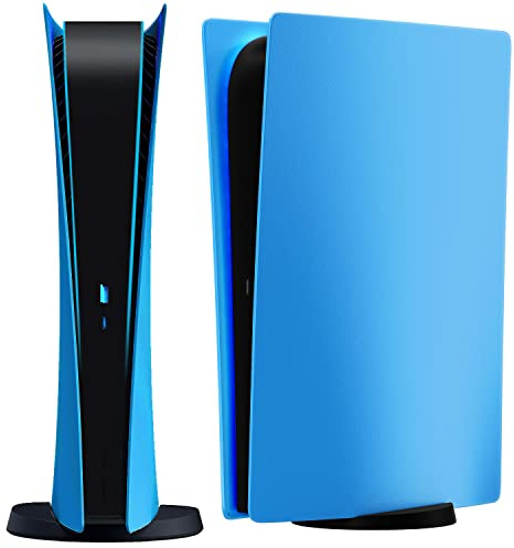 ElitePlay Star Azul PS5 Digital Faceplate Cover Placas de Repuesto Carcasa para Playstation 5 Digital Edition