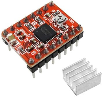 CCCAZ1 5PCS Stepper Driver A4988 Stepper Motor Driver Module + Heat Sink