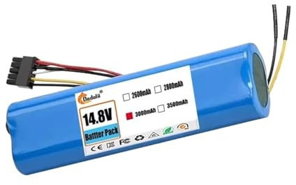 Batería de 14,4 V y 12800mAh, Compatible con CECOTEC Conga,3090, 3091, 3092, 1690, 1890, 2090, 2290, batería de Robot Aspirador(3000mAh)