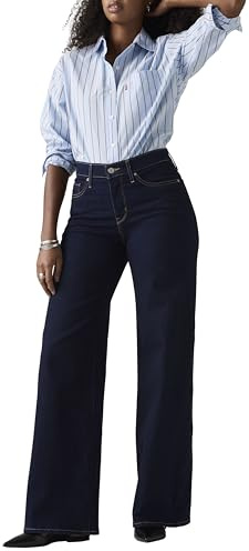 Levi's 318 Shaping Wide Leg Darkest Sky, Mörkaste himmel, 30W / 30L