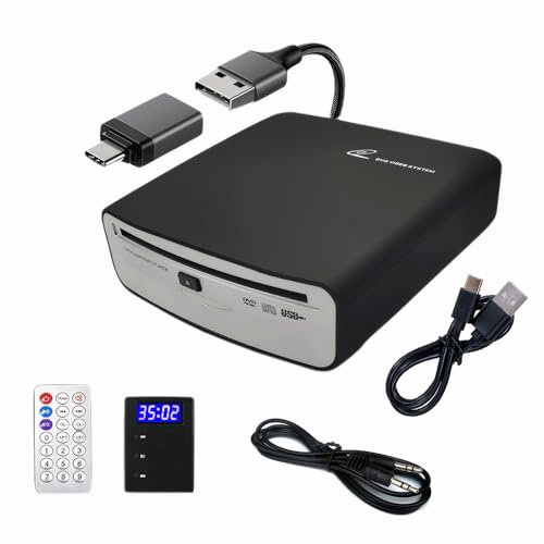 BEALIFE Lettore CD per Auto con interfaccia USB, Lettore CD per Auto, Supporto per Auto, Formato Audio WAV Senza Perdita di Dati, per Android Versione 4.4