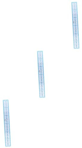 LALAFINA 3stücke Acryl Nählineal Transparentes Ruler Für Präzise Stoffmessungen Und Kreative Projekte Für Nähen Sticken Und Handarbeiten