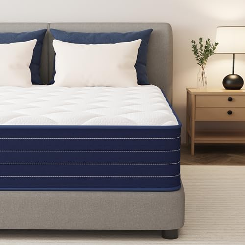 PurrJoys Materasso 90x200x25cm, Memory Foam e Molle Insacchettate, Rigidità Media, Traspirante, Isolamento del Movimento, Certificato CertiPUR-US® e Oeko-TEX®, Senza Fibra di Vetro