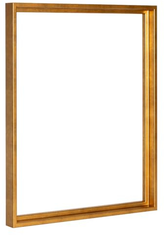Bildershop-24 Schattenfugenrahmen Lamia 70x100cm Blattgold Selbstmontage Bausatz DIY