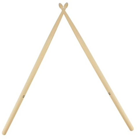 5a Ahorn Drumsticks 1 Paar Leichte Stäbe für Schlagzeug | Khaki Farbton, für Profis und Erwachsene Einsteiger, Präzises Spielgefühl