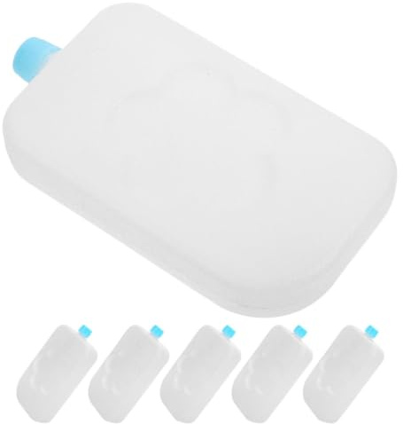 Lurrose 6pièces Pack De Blocs De Glace Réutilisables Pour Glacière Conteneurs De Glace Pour Congélateur Blocs De Refroidissement Portables Pour Utilisation