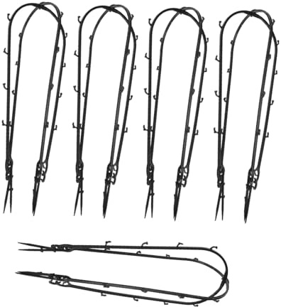 DOITOOL Ensemble De 10 Supports Plantes Grimpantes D'arche, Structure Stable pour Légumes Et Fleurs Grimpantes, Compatible Pots De Jardin Et Balcon