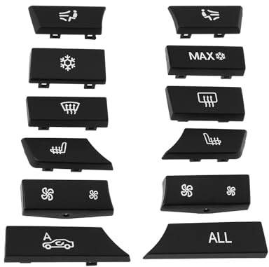 OTOTEC 12 st bilomkopplingsknapp 61319313923 kompatibel med BMW 5-serien F10 2009-2016 F07 2009-2017 F11 2009-2017