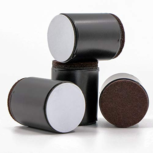 Möbelerhöhung aus Karbonstahl, Selbstklebende Bed Riser für Bett und Tisch, Elefantenfuß, 4 cm Breit, 5.2 cm Länge, Möbelfüße