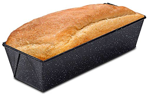 NAVA Moule à pain avec revêtement en granit NATURE pour la cuisson de pain, tartes mélangeuses, 30 x 11 x 7,5 cm