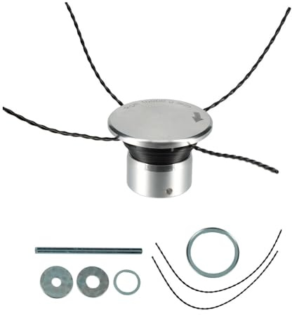 Tête de débroussailleuse universelle aluminium 4 fils nylon torsadés 3mm