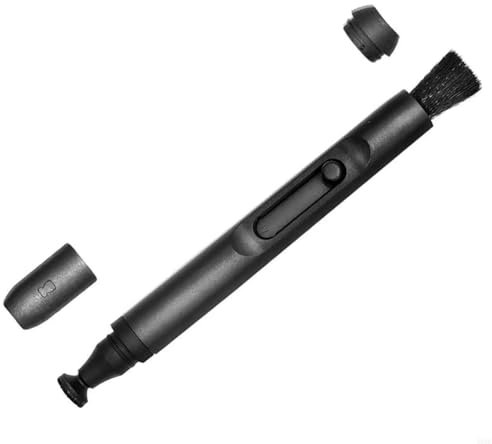 Cenei Pinceau Nettoyant pour Lentille Compact Portable, Pinceau Doux pour Filtres D'Appareil Photo, Caméscopes, Téléphones Portables et Ordinateurs Portables