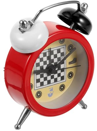 HEALEEP Reloj Despertador de Mesa con de Temporizador Mini para Diseño Decorativo para Oficina y Hogar Sin Pilas para Clases y