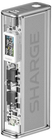 SHARGEEK 140 Power Bank, Batterie Externe Portable 20000mAh 140W avec Écran Transparent Smart Display, Ports USB-C USB-A, Chargeur Rapide pour Ordinateur Portable, iPhone 17/16/15, MacBook, Steam Deck