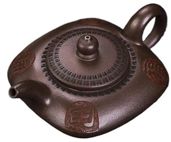 Teekannen Kung-Fu-Teeset Teekanne, 200 Ml Handgefertigter Lila Tontopf, Gealterter Alter Schlamm Fu Yun Long Porzellan-Teeservice Tragbares Teeservice