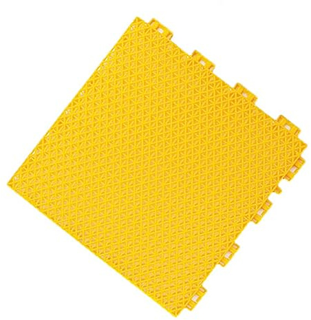 Verbindungsmatten für Entwässerung, Drainage-Kunststoff-Terrassenfliesen mit Klicksystem, mehrfarbig, 30,4 x, cm(Yellow,30.4x30.4CM/28PCS)