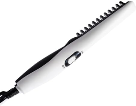 Gogogmee Peigne Lisseur à Barbe Électrique Portable pour Hommes et Femmes, Technologie Ionique Anti-frisottis, Matériau Caoutchouc et Métal, pour Coiffage et Usage en Salon