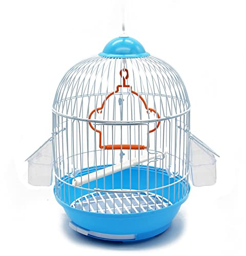 BPS-Vogelkäfig aus Metall mit Tränke, Springschaukel, verschiedene Farbmodelle, zufällige Auswahl