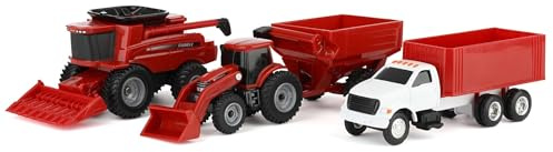 ERTL 1/64 Collect N Play Case IH Harvest 4 Piece Set ZFN47004