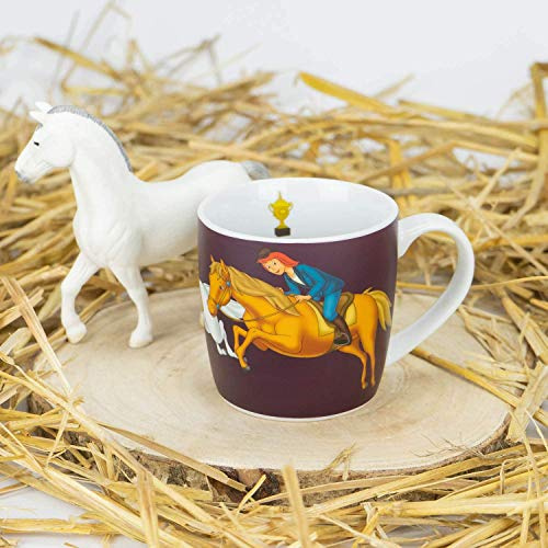Bibi & Tina 15977 Kaffeetasse, Porzellantasse, Porzellan, lila