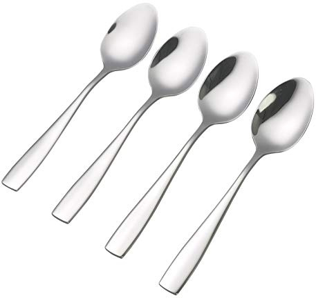 Asking 12 Piece Dinner Spoon, Stainless Steel Table Spoons, F