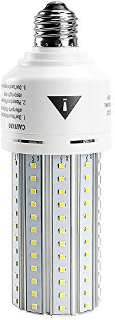 Mafuken 500W Equivalent LED Corn Light Bulb 7500 Lumen Led Bulbs 60W Super Bright 5000K Cool Daylight White E26/E27 Medium Base for Outdoor Indoor Workshop Garage Warehouse Factory Backyard… (A)