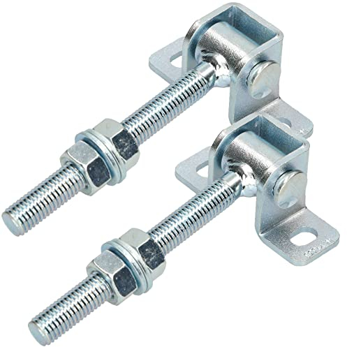 KOTARBAU® 2er Set Einstellbares Torscharnier Die Perfekte Lösung für jede Toranlage Torangel Verzinkt Regulierbar M12 115 mm