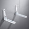 MEETOZ Universal-Wandhalterung für Mikrowelle, Weiß, Arme von 23,6 cm bis 39,1 cm, 2 Stück