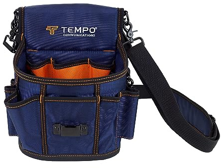 TEMPO PA9150 Ultimate Technician Tool Bag - Utility Tech Bag - 1680D Fabric - Shoulder, Waist, Handle - Irrigation Technician Pouch Bag